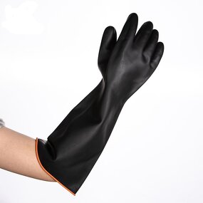 Latex Gloves Manufacturer - EN388 Thickened Industrial Plastic Acid Alkali Resistant Rubber