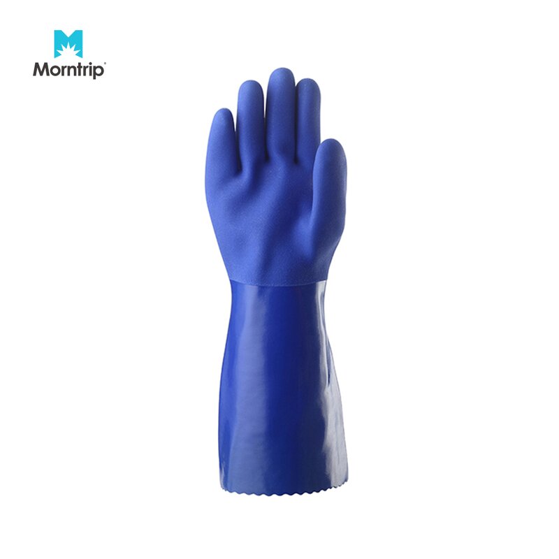 Rubber-Dipped Industrial Gloves Manufacturer - Morntrip with Warm Foaming Wool Lining and PVC