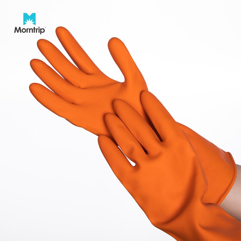 Industrial Chemical Resistant Rubber Gloves Manufacturer - Factory Supply En388 EN420 EN374 Anti-acid Cleaning Kitchen