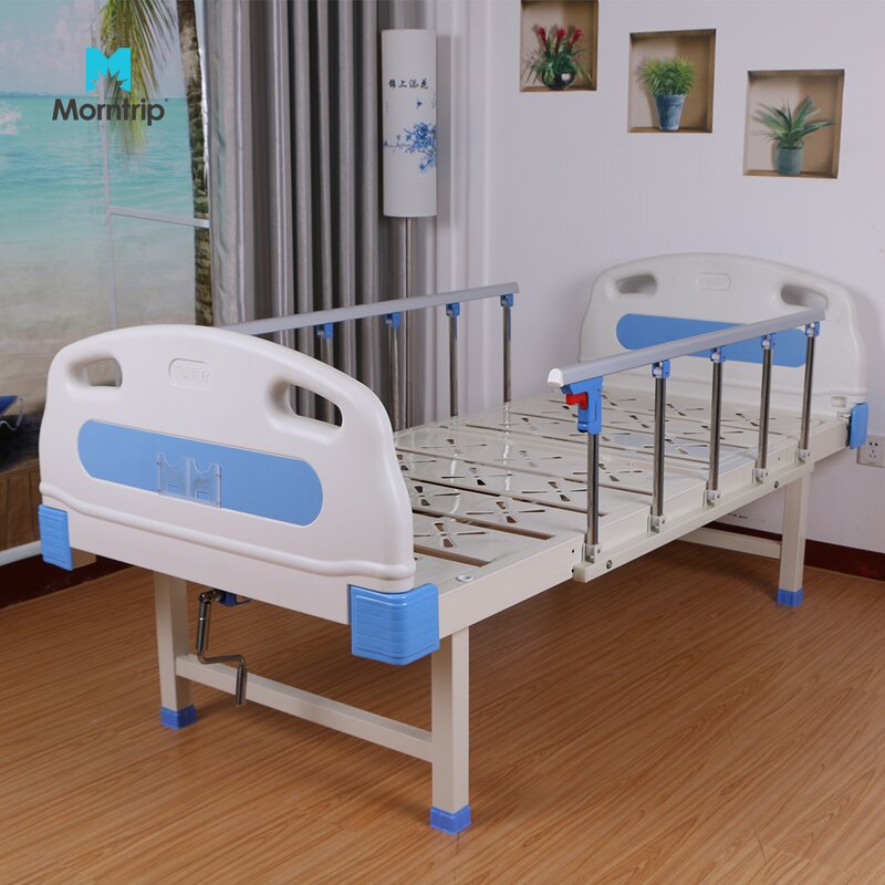 Medical Nursing Hospital Bed Manufacturer - Cheap Hot Selling Manual One Crank Function ABS Metal for Clinica