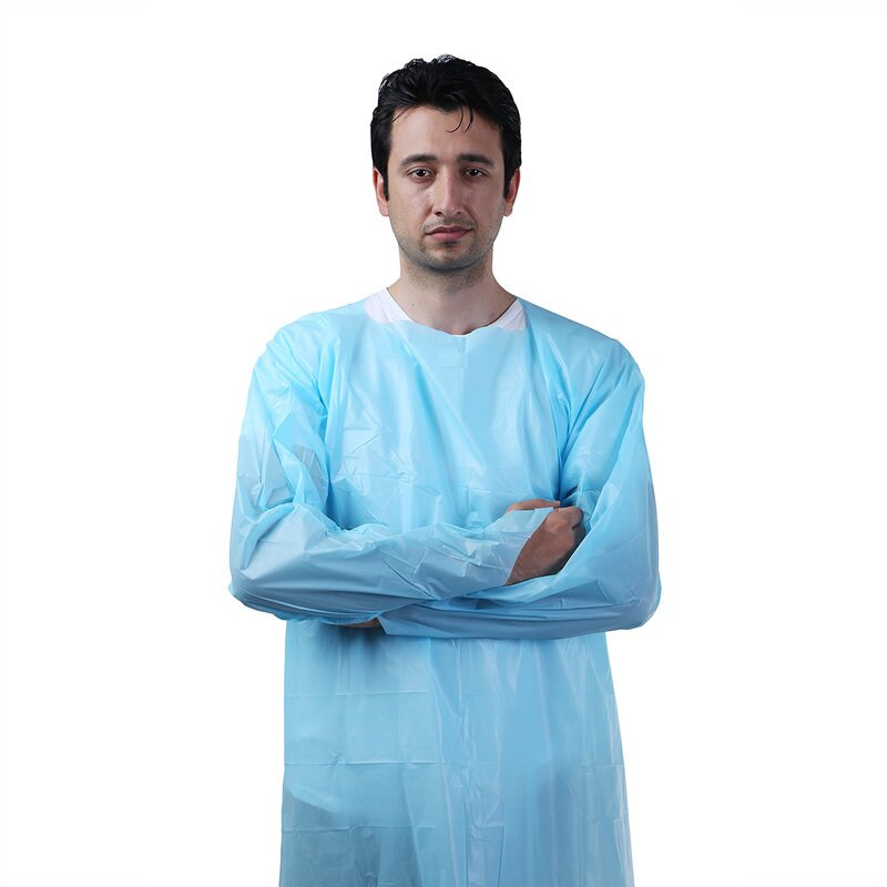 Disposable Isolation Gown Manufacturer - High Quality Hospital CPE Protection Waterproof Medical Surgical for Doctor