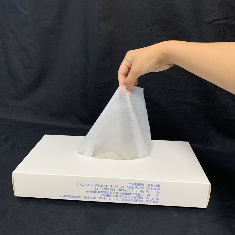Disposable Head Cover Manufacturer - Wholesale Price White PP Non-Woven Fitting Anti-Smear Face Protection