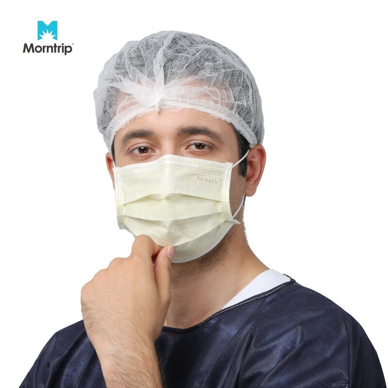 Disposable Hairnet Manufacturer - Mesh Spunbond Bouffant PP Nonwoven Isolation Elastic Dustproof Mob Cap