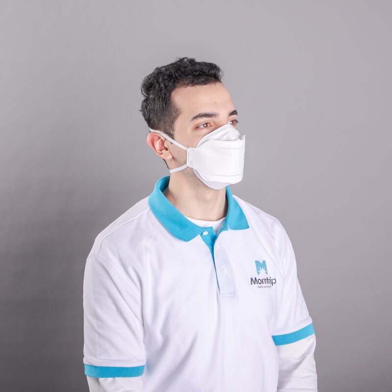 Disposable Protective Dust Masks Manufacturer - Best Selling EN 149 White Adult Breathable FFP2 Particulate Respirator