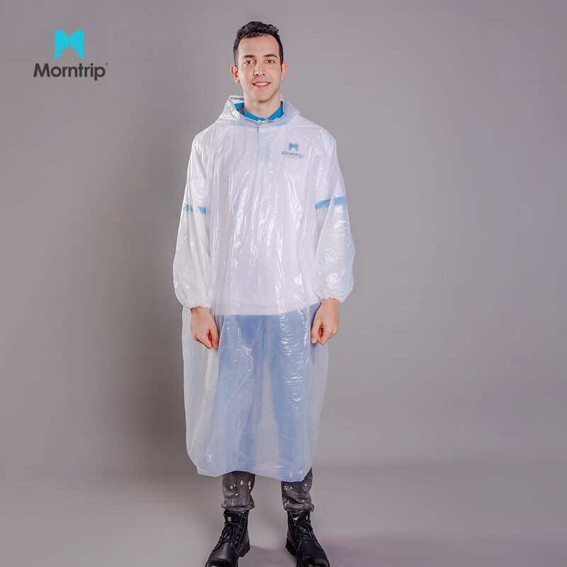 Plastic Raincoat Manufacturer - Factory Cheap Biodegradable LDPE Material Hooded
