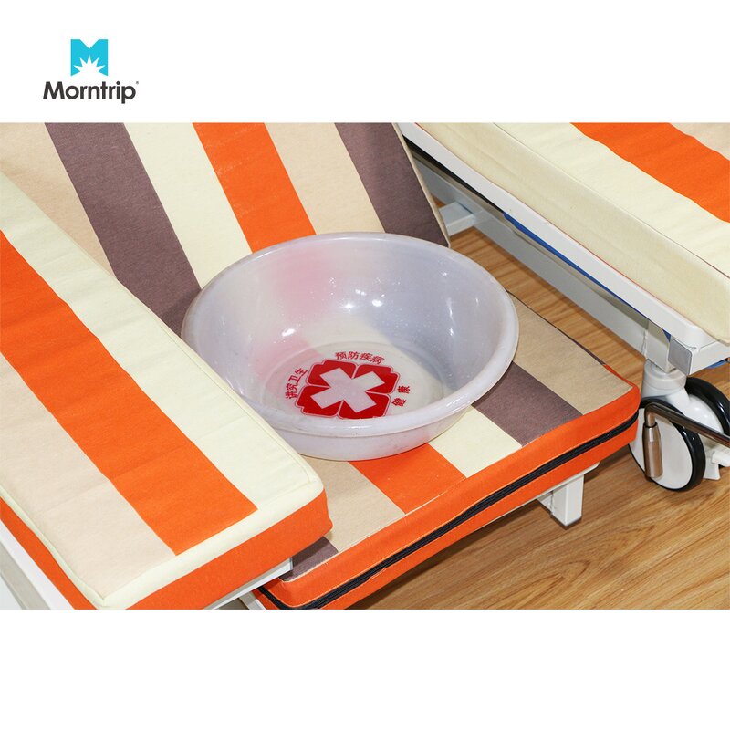 Medical Hospital Bed Manufacturer - 5 Function Manual with Toilet Hole