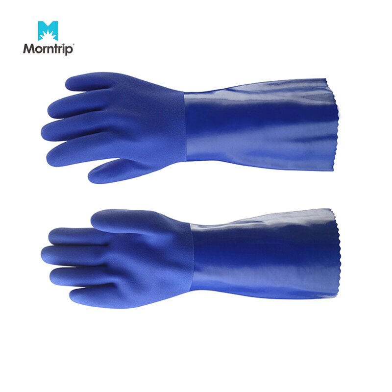 Rubber-Dipped Industrial Gloves Manufacturer - Morntrip with Warm Foaming Wool Lining and PVC