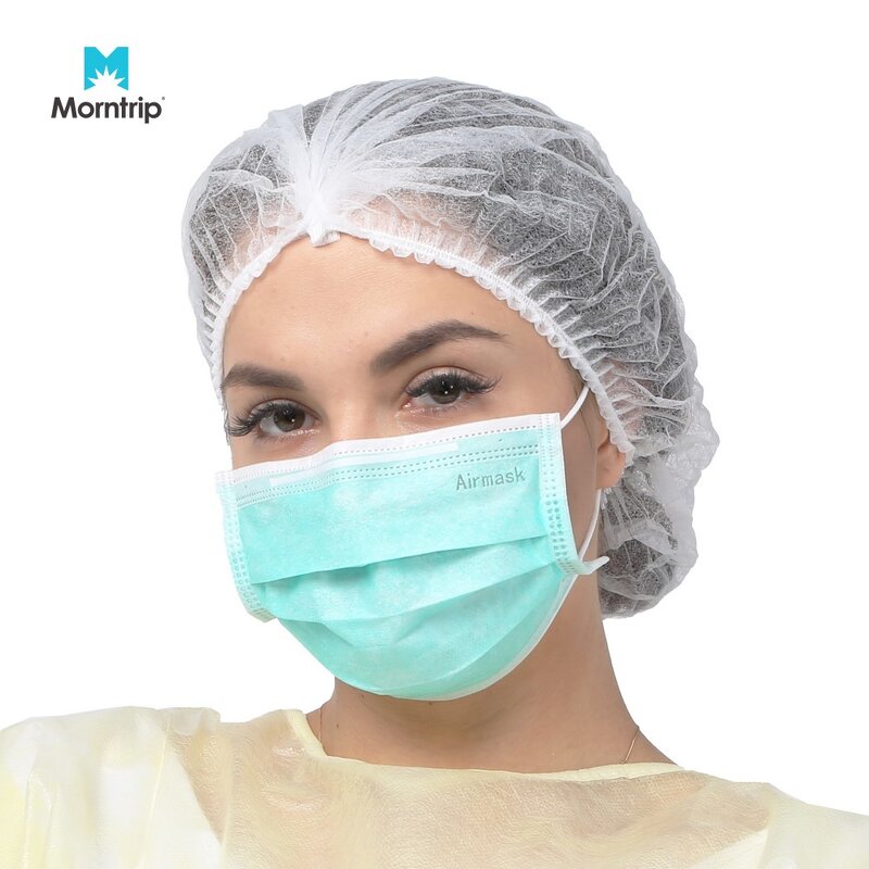 Disposable Hair Cap Manufacturer - Food Industry Nurse Non Woven for Kitchen Head Cover White Bouffant