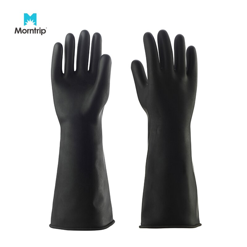 Industrial Rubber Gloves Manufacturer - Factory-Made Thickened Large Black for Labor Insurance