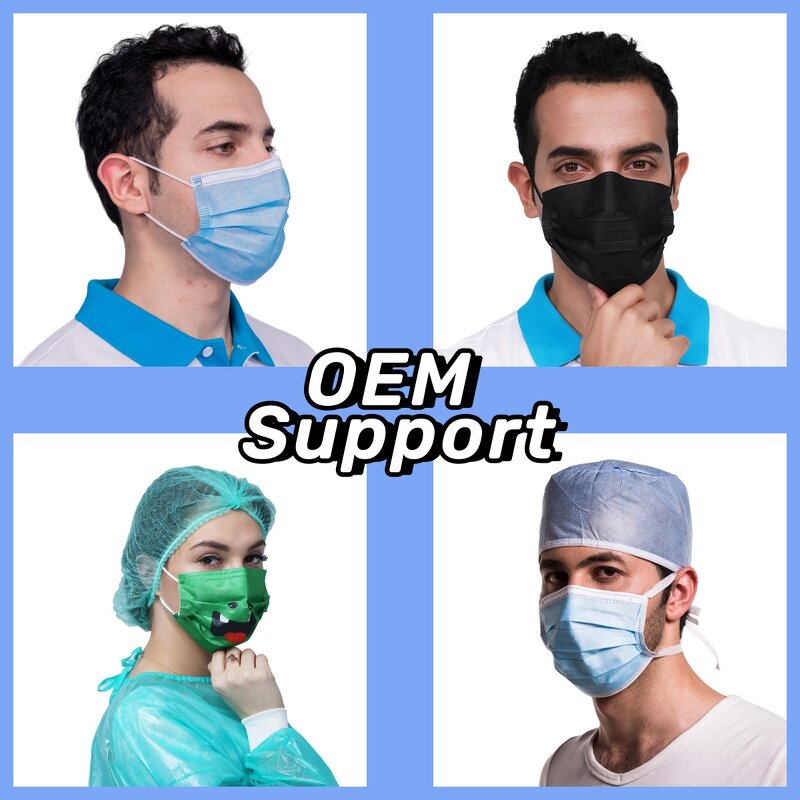 Disposable Surgical Face Mask Manufacturer - CE 3 Layer Non Woven 3 Ply Medical with Custom Design