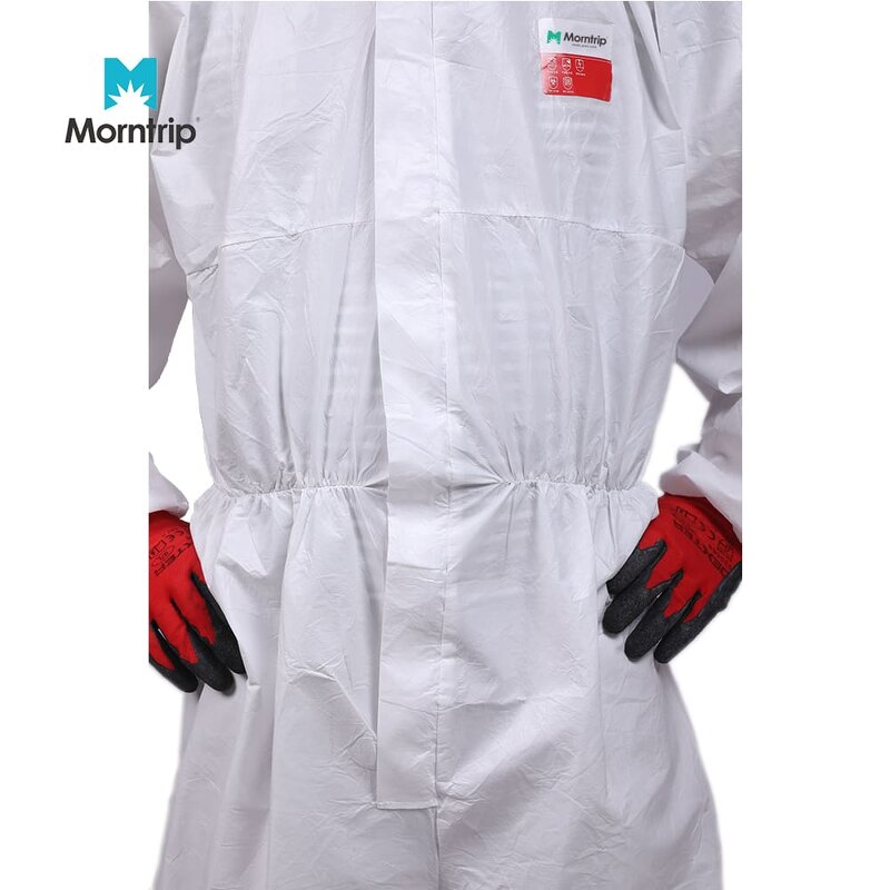 Disposable Coverall Manufacturer - Cheap Price PPE Protective Anti Static Chemical Resistant 50gsm Microporous Type 5 6