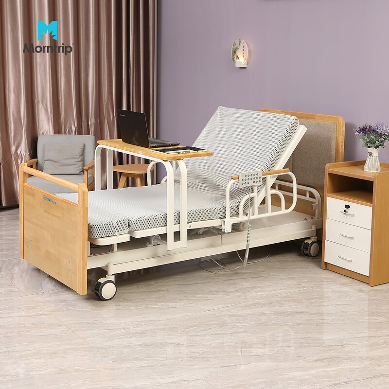 Electric Nursing Bed Manufacturer - Multifunctional Medical for Home Care Rotating Assist Off Semi Fowler Bed