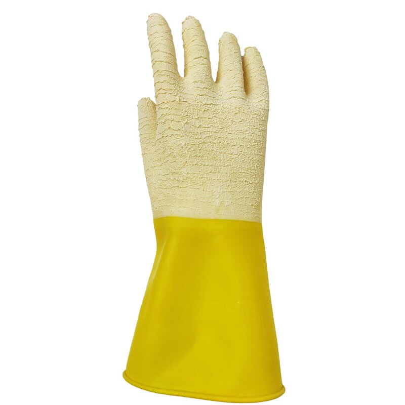 Rubber Kitchen Gloves Manufacturer - Low Price Acid Alkali Oil Chemical Resistant for Men Women