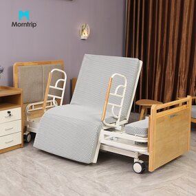 Electric Nursing Bed Manufacturer - Multifunctional Medical for Home Care Rotating Assist Off Semi Fowler Bed