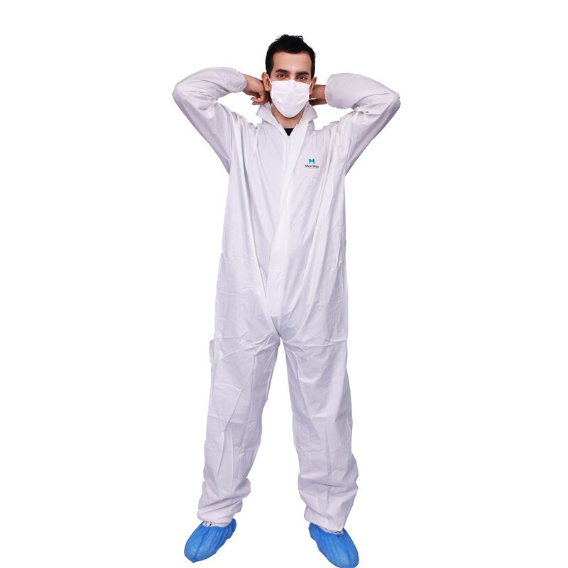 Disposable Coverall Suits Manufacturer - En ISO Certified PPE Industrial Safety Protective SMS Microporous Type 5/6