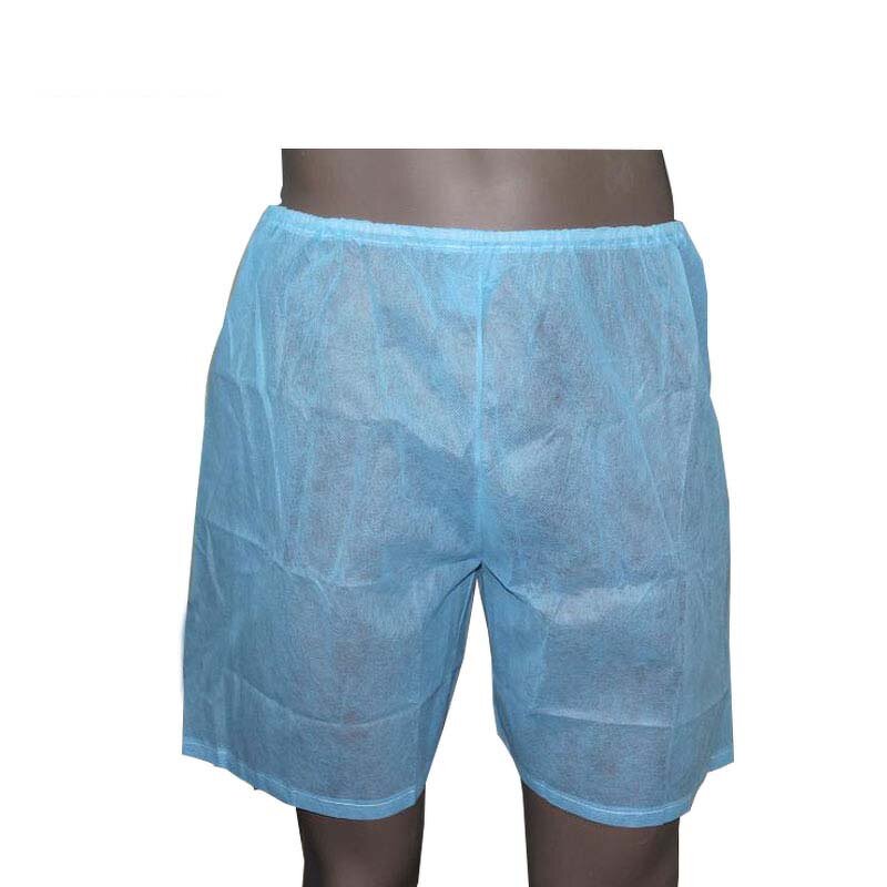 Disposable Men's Underwear Manufacturer - Cheap Wholesale Sanitary Biodegradable Nonwoven Boxer Shorts for Spa Massage