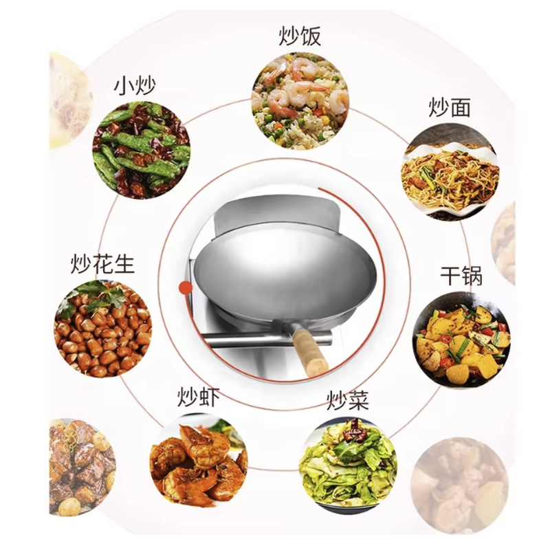 Cooking Robot Manufacturer - Commercial Gas Wok Automatic Both 110V and 220V Kitchen Equipment