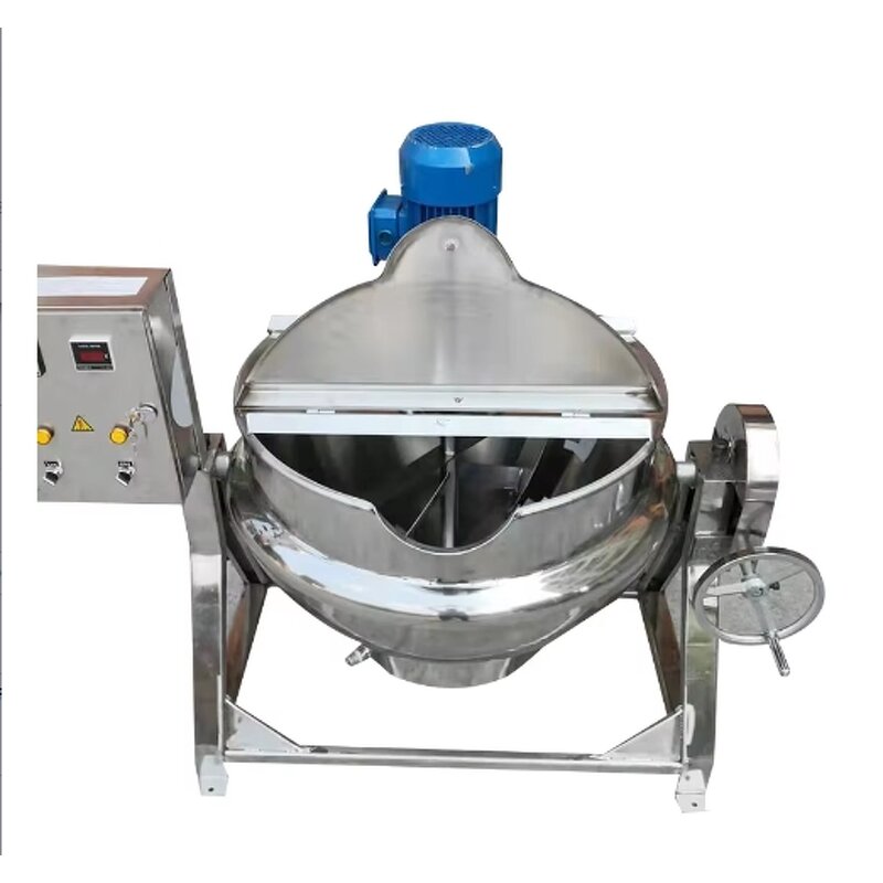 Pressure Steam Cook Kettle Manufacturer - Poweradd 100L Commercial with PLC Control for Boiling Cooking