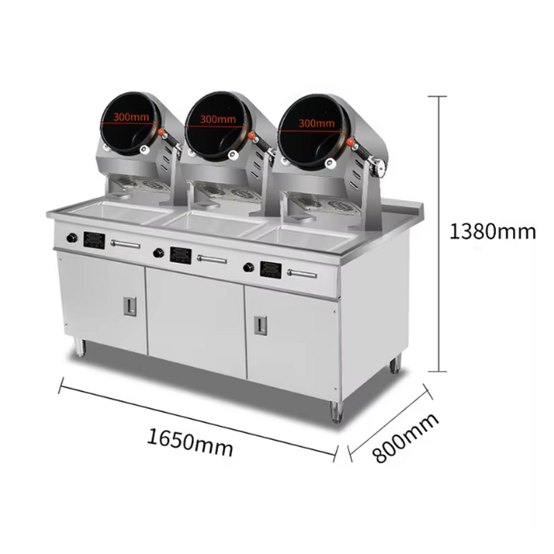 Intelligent Cooker Manufacturer - Kitchen Equipment Automatic Noodle Cooking Stir Fry Robot