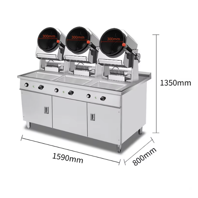 Intelligent Cooker Manufacturer - Kitchen Equipment Automatic Noodle Cooking Stir Fry Robot