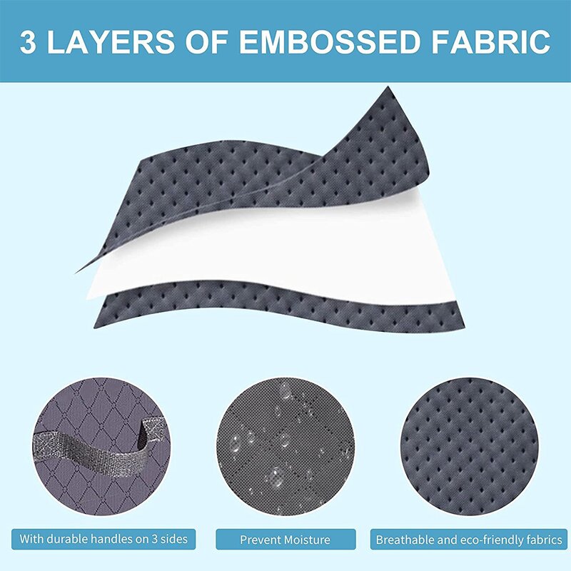 Underbed Clothing Storage Boxes Manufacturer - Large Foldable Cute Design Zippered Organizer High Thick Breathable Compression Bags