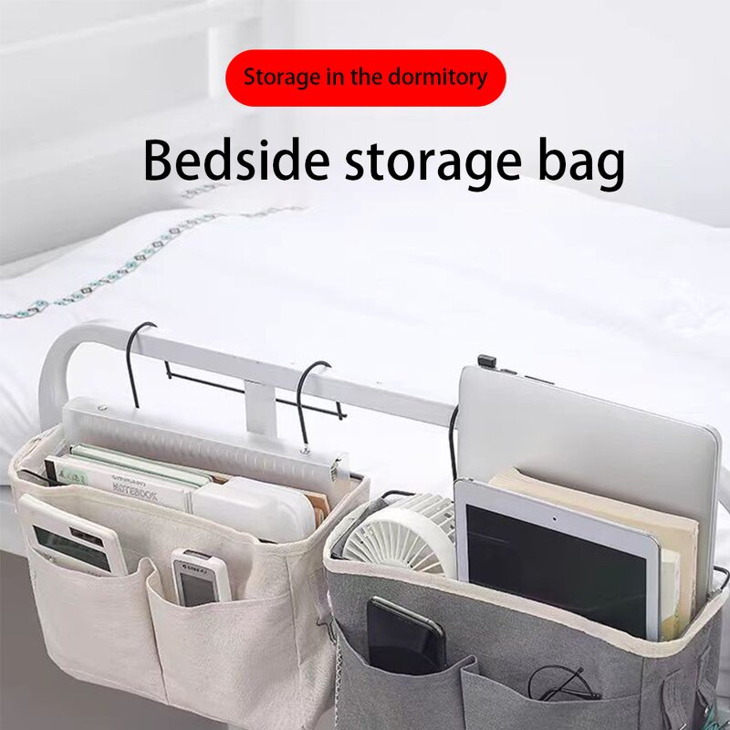 Mini Hanging Storage Bag Manufacturer - Bedside Storage Organizer Toy Box With Angle Hook and Pocket