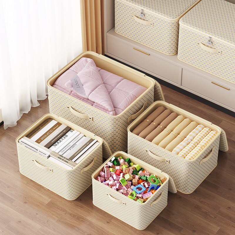 Portable Wardrobe Closet Manufacturer - Collapsible Laundry Storage Box Organizer Storage Container