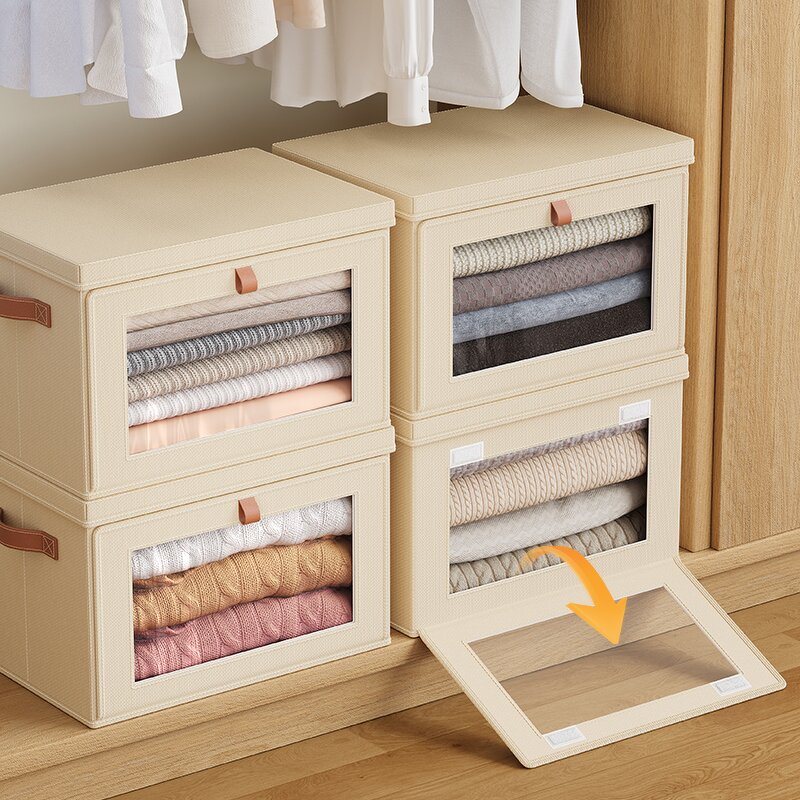 Oxford Fabric Storage Box Manufacturer - Hot Selling New Visible Modern Simplicity Household Large Capacity