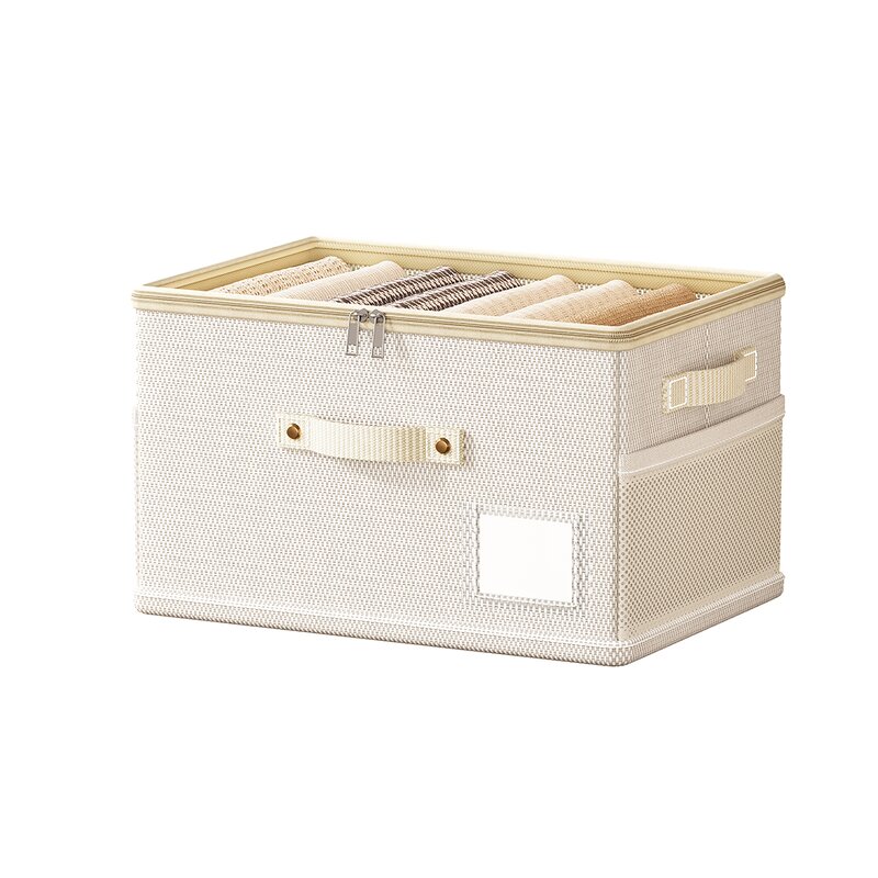 Foldable Oxford Fabric Storage Divider Manufacturer - Hot Selling Adjustable Square Transparent LD Box Space-Saving Functional Tissue Container