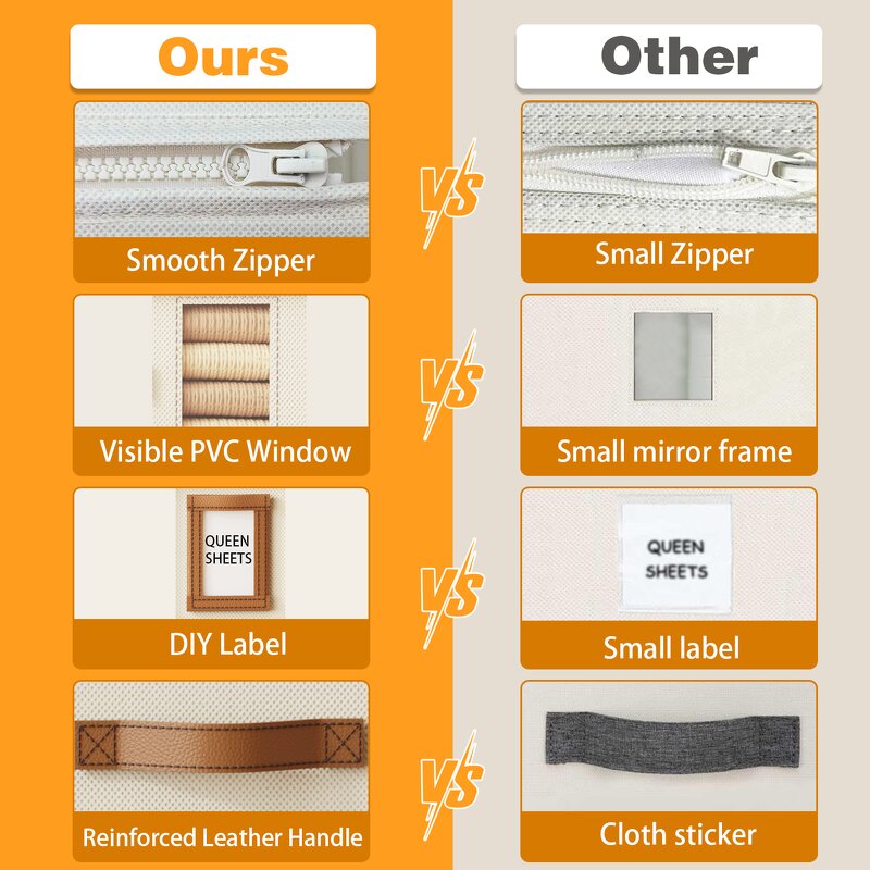 Foldable Fabric Storage Box Manufacturer - Rectangle Home Organizer for Bed Linen Quilt Clothes in Living Room