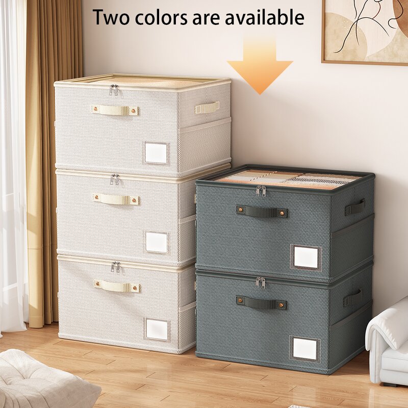 Foldable Oxford Fabric Storage Divider Manufacturer - Hot Selling Adjustable Square Transparent LD Box Space-Saving Functional Tissue Container