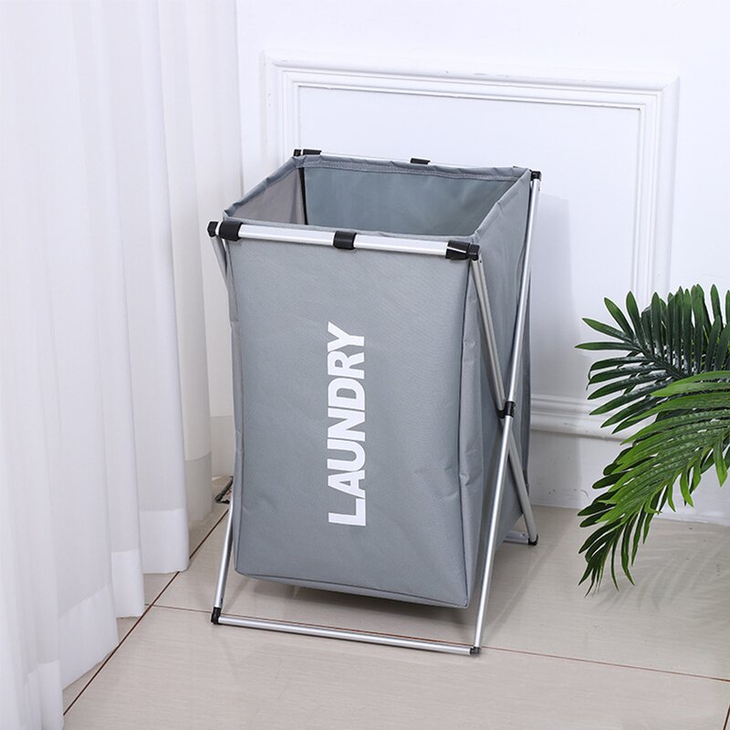 Oxford Fabric Laundry Hamper Manufacturer - Single-Tier Foldable Clothing Basket Lid Modern Household Cleaning Tools for Dirty Clothes