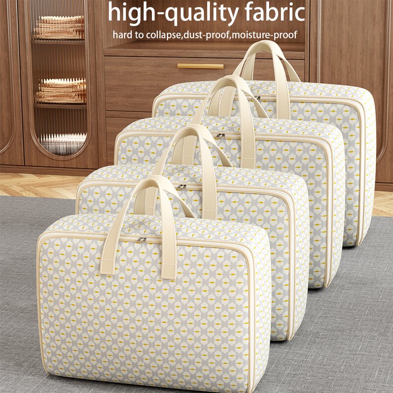 Fabric Quilt Storage Bag Manufacturer - Large Capacity Modern Household Organiser for Bedding Sort Moving Wardrobes in Living Room & Bedroom