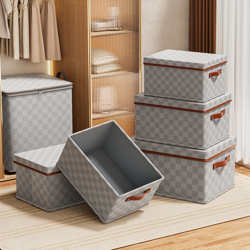 Collapsible Storage Box Manufacturer - Wholesale Closet with Lid High-Capacity Bins Organizer for Clothes