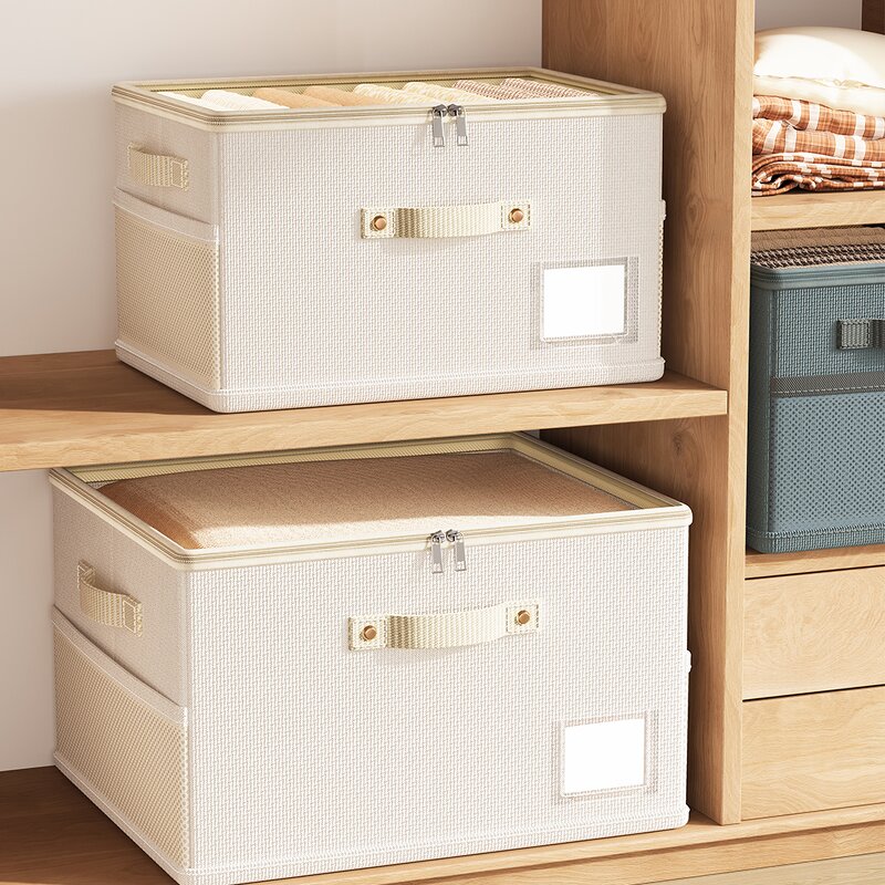 Foldable Oxford Fabric Storage Divider Manufacturer - Hot Selling Adjustable Square Transparent LD Box Space-Saving Functional Tissue Container