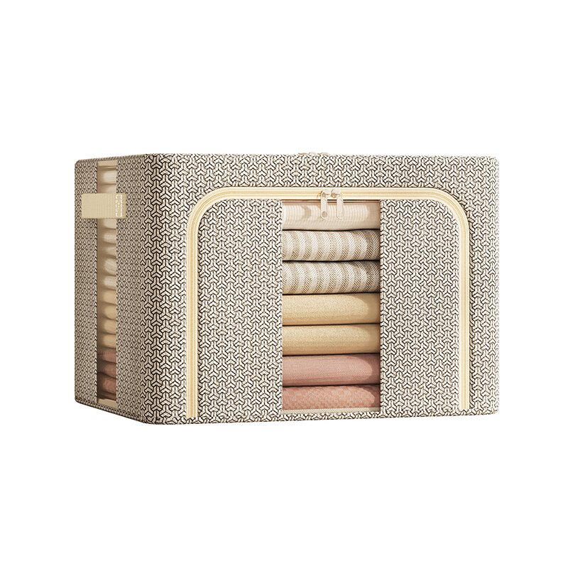 Child Storage Box Manufacturer - Closet Color Steel Frame Support Bedroom Wardrobe Organizer for Comforter Clothes Household Use