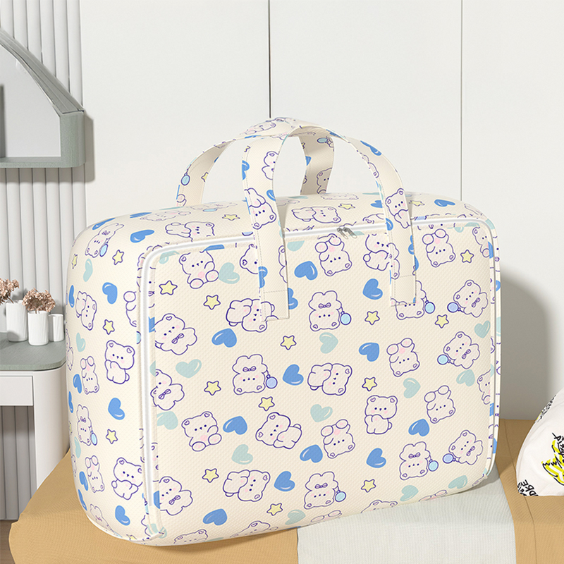 Quilt Storage Bag Manufacturer - Fabric for Travel Clothes Foldable Clothes Visual Organizer