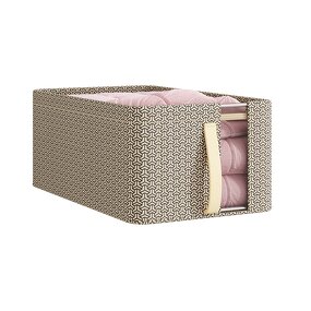 Fabric Pants Storage Box Manufacturer - Wardrobe Clothes Organizer with Drawer for Underwear T-Shirt Sweater Storage Cabinet