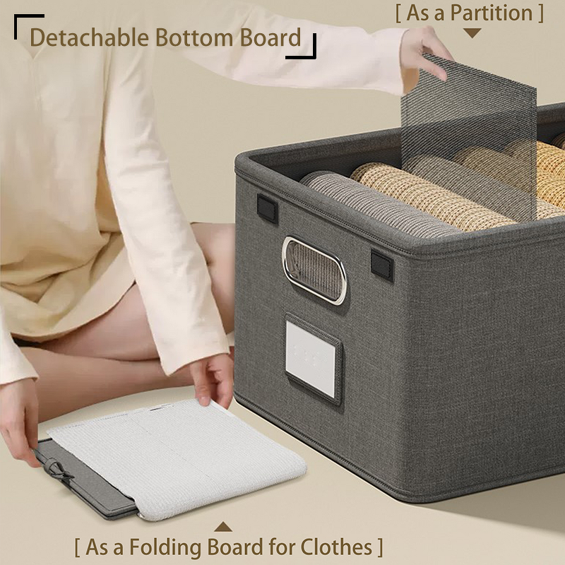 Fabric Cube Storage Bin Manufacturer - Modern Fashionable Large Capacity Foldable New Generation Fastener Lids for Clothing Organization