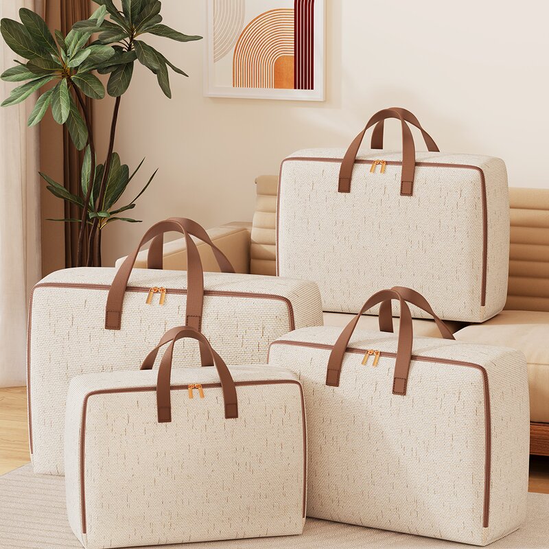 Quilt Storage Bag Manufacturer - Large Capacity Household Clothes Moving Living Room Bedroom Quilt Sorting Basket