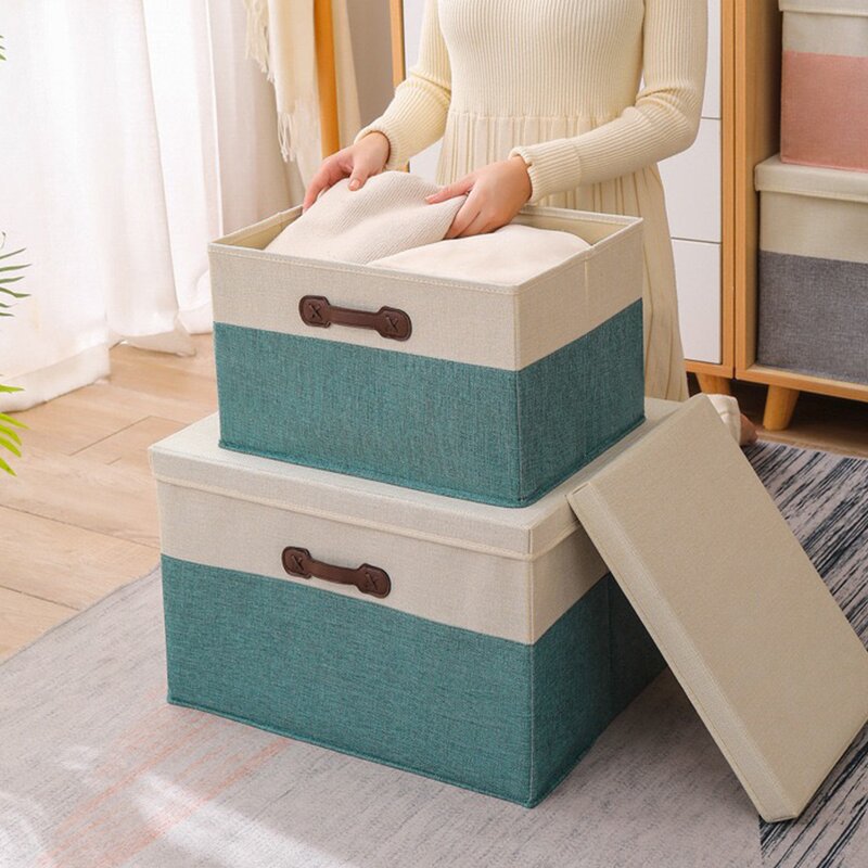 Foldable Storage Box Manufacturer - Modern Fashion Home Wardrobe Organizer for Fabric Shirts Jeans Underwear Socks Stylish