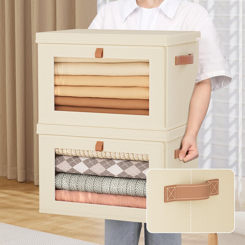 Oxford Fabric Storage Box Manufacturer - Hot Selling New Visible Modern Simplicity Household Large Capacity