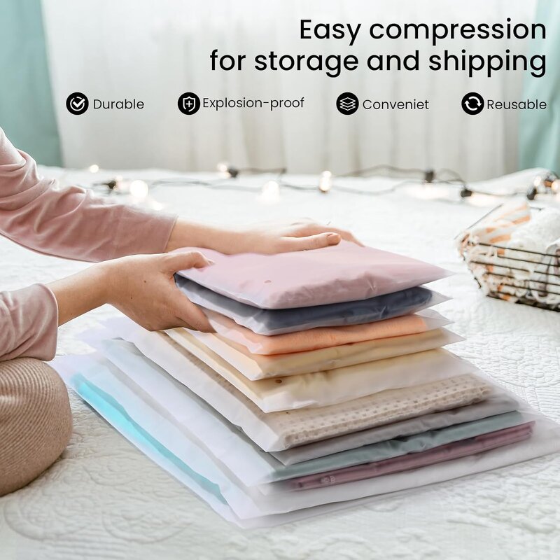 Biodegradable Zip Lock Bag Manufacturer - YC Bulk Customized Eco Friendly Matte Top Sealing Handle Clothing PE Frosted Zipper