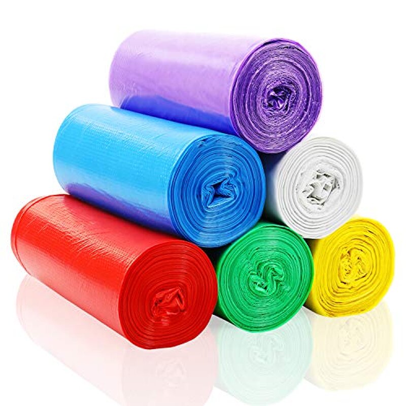 Garbage Bag Manufacturer - YC Custom Household Colorful Different Sizes Compostable Rolls Thick Strong Plastic Trash