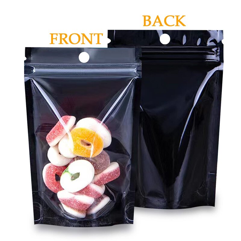 Mylar Smell Proof Bags Manufacturer - YC Bulk Printed Pack Resealable Stand up Food Storage Packaging Foil Pouch with Clear Window