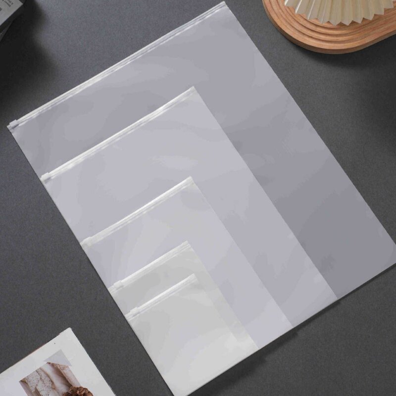 Frosted Zipper Bag Manufacturer - YC Custom Own Logo Eco-friendly Printing Plastic Packaging Transparent EVA for Clothing