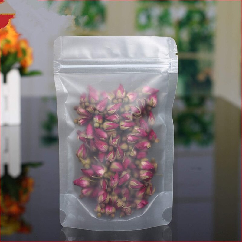 Zip Lock Food Storage Bag Manufacturer - YC Resealable Frosted Plastic Stand up Pouch Thickened Candy Heat Seal Food Grade Packaging