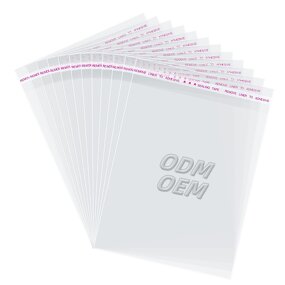 Self-adhesive Plastic Packaging Bag Manufacturer - Transparent sealed Glass Paper Resealable Cellophane OPP Fresh-keeping Reusable Gift