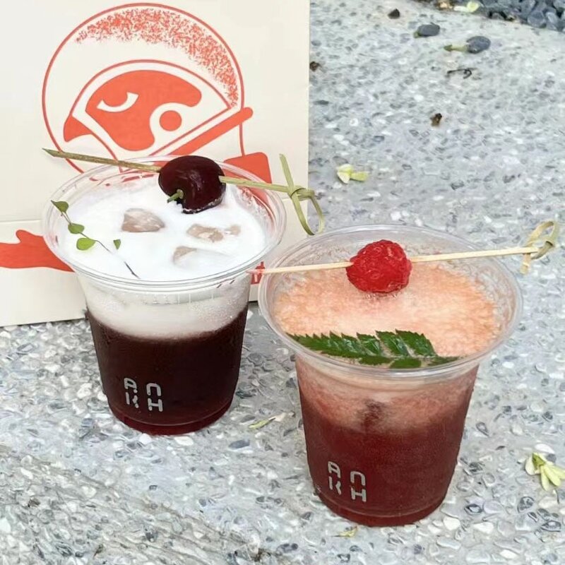 Plastic Cup Manufacturer - YC Wholesale Manufacturer Custom LOGO Print Ice Coffee Cold Low MOQ PET PP With Lids Straws