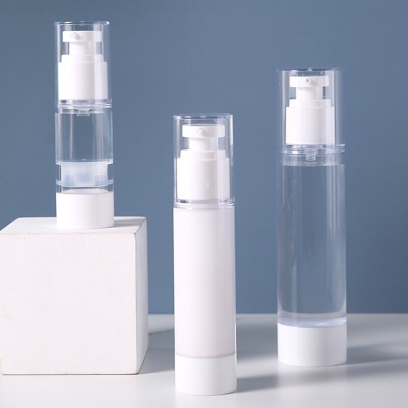 Airless Pump Bottle Manufacturer - YC Custom Logo 30-100ml Spray Lotion Travel Refillable Dispenser Transparent Vacuum Container